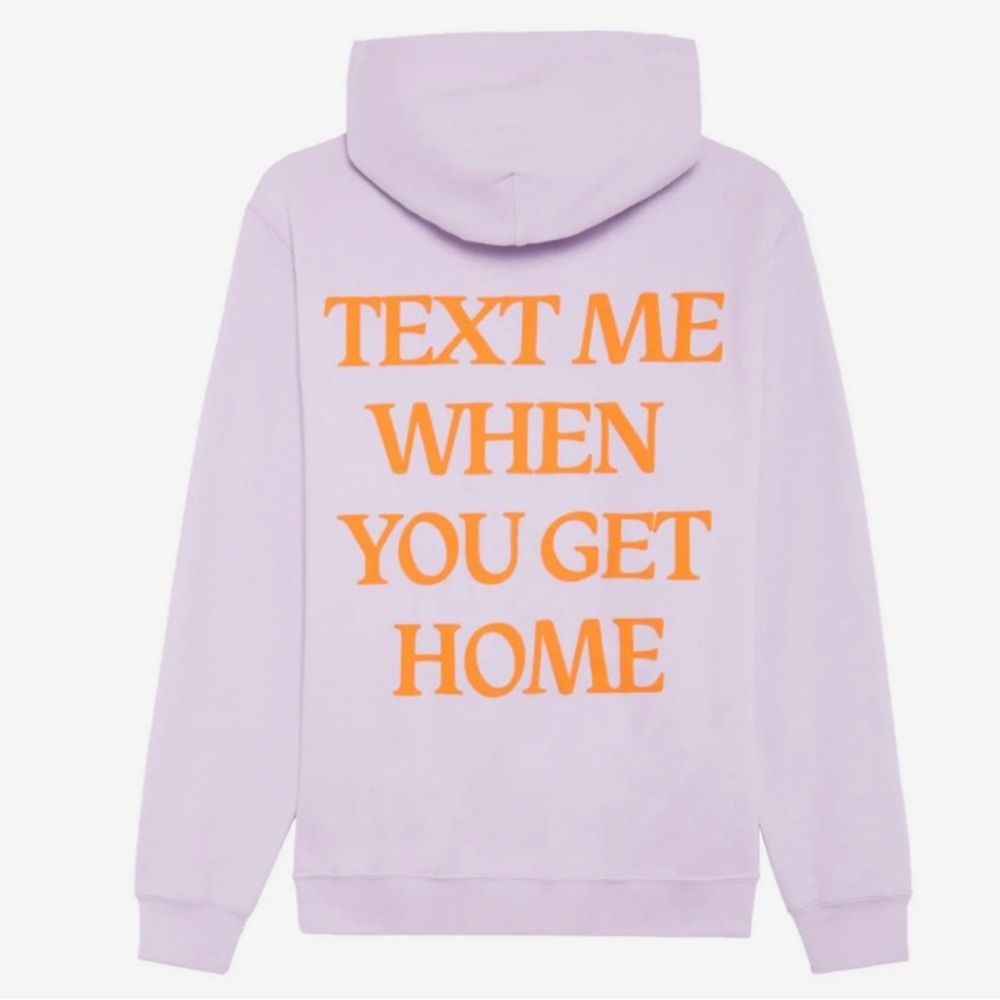 Lilac Lonely Ghost Hoodie